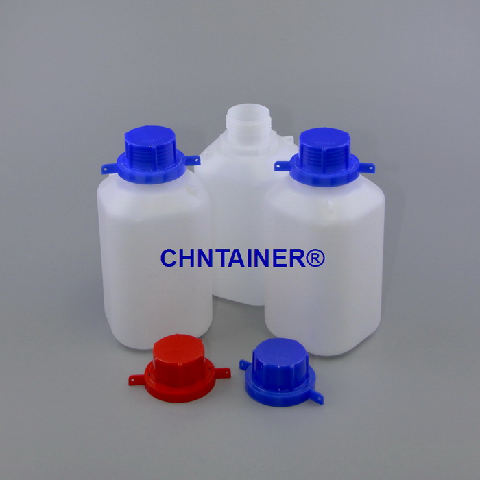 Bouteille d'échantillon d'huile de carburant de 750 ml avec bouchon rouge