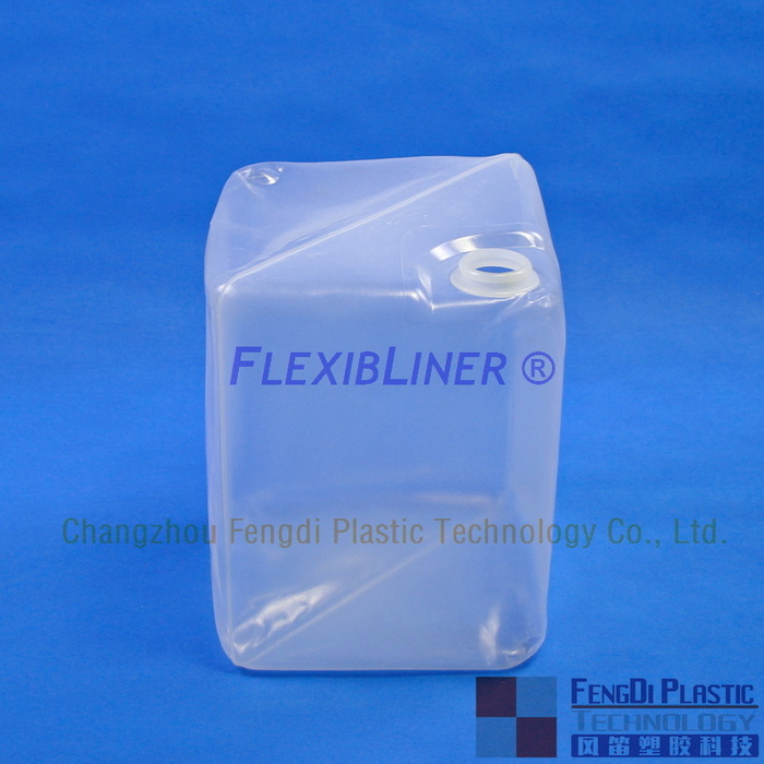 18L LDPE flexible Spouted Intérieure Conteneur pour le métal carré 