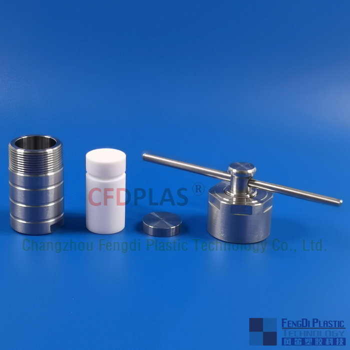 R&eacute;acteur_de_synth&egrave;se_hydrothermique_SUS304_Stainless_Steel_body_with_PTFE_tanks_vessel_CFDPLAS_013